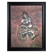 FRANCIS BACON. GEORGES A BICYCLETTE. (d)