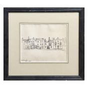 IN THE MANNER OF LAURENCE STEPHEN LOWRY RBA RA (1887 – 1976. THE KINGS HEAD, DEAL & THE STRAND, DEA