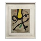 JOAN MIRO. FEMME ASSISE. (d)