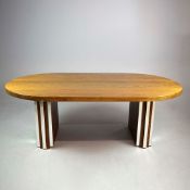 DINING TABLE, OF SUBSTANTIAL PROPORTIONS.