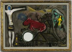 MARC CHAGALL. THE CRUCIFIXION. (d)