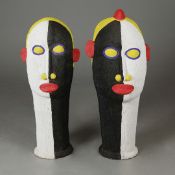 IFE NIGERIAN BEADED HEADS. (2).