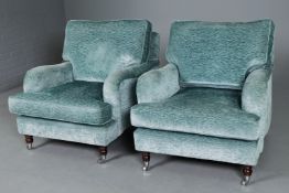 HOWARD STYLE ARMCHAIRS (2).
