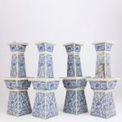 SELECTED BY PAOLO MOSCHINO CANDLESTICKS, A SET OF 4.
