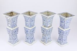 SELECTED BY PAOLO MOSCHINO CANDLESTICKS, A SET OF 4.