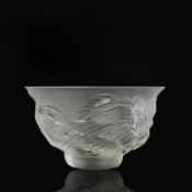 A LALIQUE 'KELAPA' PALM BOWL.