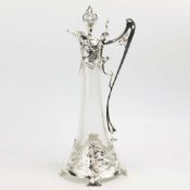 A WMF STYLE ART NOUVEAU EWER.