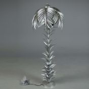 MAISON JANSEN STYLE PALM TREE FLOOR LAMP.