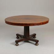 EARLY VICTORIAN ROSEWOOD BREAKFAST TABLE.