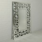 1970S ITALIAN STYLE WALL MIRROR.
