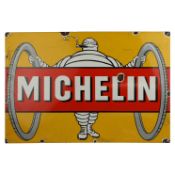 VINTAGE STYLE MICHELIN ENAMEL SIGN.