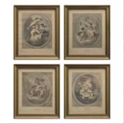 ETCHINGS DEPICTING THE FOUR SEASONS.