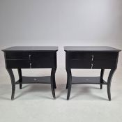 SIDE CHESTS, A PAIR.