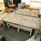 SWEETPEA & WILLOW'S COLLECTION ROWLAND RECTANGULAR DINING TABLE.