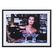 PHOTOGRAPHIC PRINT OF SOPHIA LOREN.