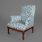 LATE 19TH CENTURY FRENCH BEECHWOOD BERGERE.