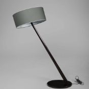 FLOOR LAMP, OF ANGLED FORM.