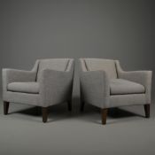 ARMCHAIRS, A PAIR.