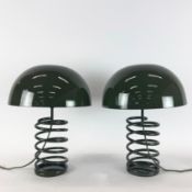 SPRING DESIGN TABLE LAMPS, A PAIR.