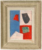 SERGE POLIAKOFF. COMPOSITION ROSE, ROUGE ET BLEUE. (d)