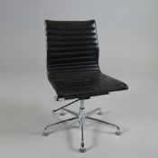 AFTER CHARLES AND RAY EAMES ALUMINIUM GROUP STYLE CHAIR.