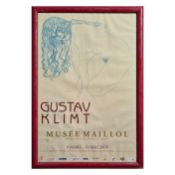 GUSTAV KLIMT MUSÉE MAILLOL EXHIBITION POSTER.