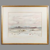 ROLAND VIVIAN PITCHFORTH RA ARWS (BRITISH 1895-1982). COWS IN A LANDSCAPE. (d)