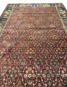 INDIAN MUGHAL DESIGN CARPET.