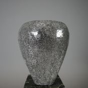 MIRRORED MOSAIC VASE.