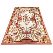 AUBUSSON SAVONNERIE DESIGN CARPET.