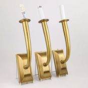 SELECTED BY PAOLO MOSCHINO MARCO SINGLE ARM WALL LIGHTS, A SET OF 3.