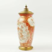 A JAPANESE MEIJI KUTANI PORCELAIN LAMP.