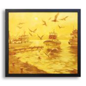 MIKHAIL ZHAROV (21ST CENTURY). BIRDS IN A HARBOUR (2008).