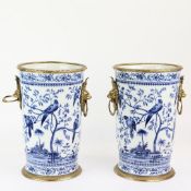 VASES, A PAIR.