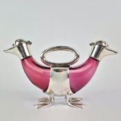 DOUBLE ENDED DUCK FORM JUG.