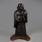 19TH CENTURY JAPANESE CARVED FIGURE OF HOTEI.