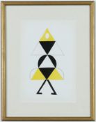 SONIA DELAUNAY. LA DANSEUSE JAUNE I’ENTRACTE DU COEUR A GAZ. (d)