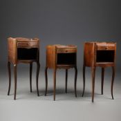 THREE SIMILAR TABLES DE NUIT (3).