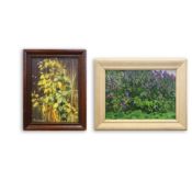 TWO STILL LIFE PAINTINGS 1970S.