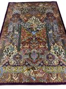 FINE PERSIAN KASHMAR CARPET.