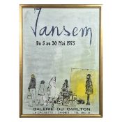 JEAN JANSEM EXHIBITION POSTER.