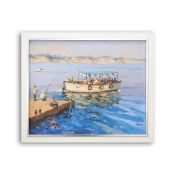 ANATOLIY DEMENKO (21ST CENTURY). FISHING FROM THE PIER.