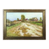 VALERI VORONOV (21ST CENTURY). VILLAGE SCENE.