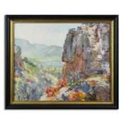 LARISA POLYAKOVA (21ST CENTURY). BLOSSOMS IN THE MOUNTAINS 1981.