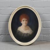 EARLY 20TH CENTURY BRITISH SCHOOL. PORTRAIT OF A LADY.