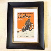 REPRODUCTION AMERICAN BIKE RACE POSTER.