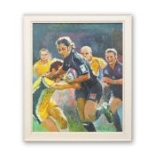 ANATOLI YYANEV (21ST CENTURY). RUGBY MATCH.