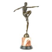AFTER J PHILIPP SCULPTURAL DANCER.