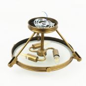 ELSTEAD LIGHTING HINKLEY COLLIER 3 LIGHT SEMI-FLUSH CEILING LIGHT.