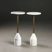 MARTINI TABLES, A PAIR.
